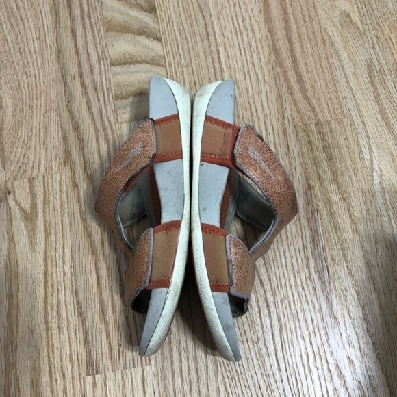 Dansko Orange Slip On Sandals Sz 36 Open Toe - Picture 3 of 7